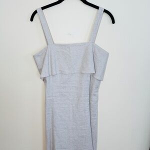 NWT Banana Republic Factory Linen Blend Stretch Mini Dress - Flax - Size 2